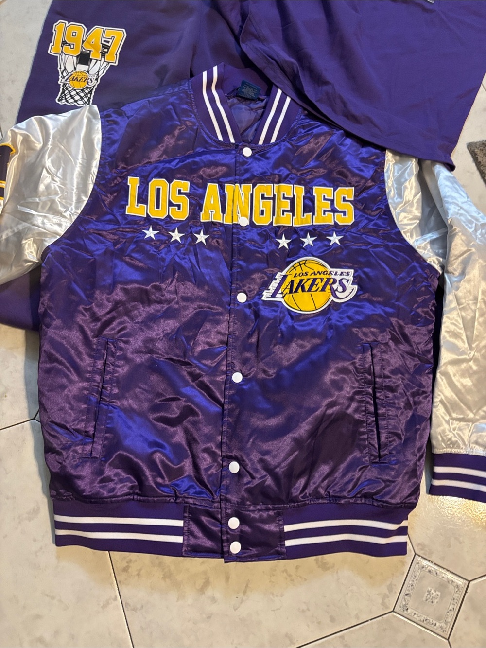 Men's NBA Black Pullover Hoodie - Varsity Jacket Tee Pants and Shorts Apparel